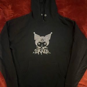 SINNER KUROMI RHINESTONE HOODIE